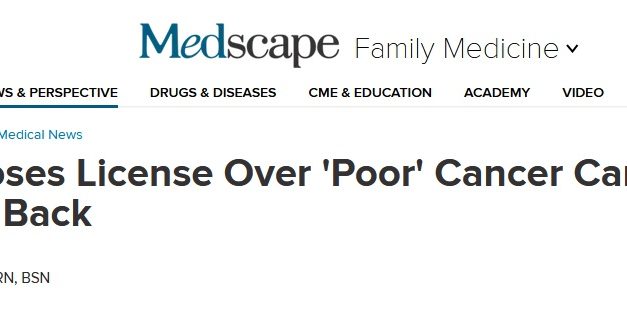 Medscape – Dr. Khan vs. Criminal CPSO